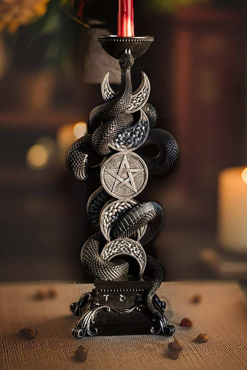 occult candle holder