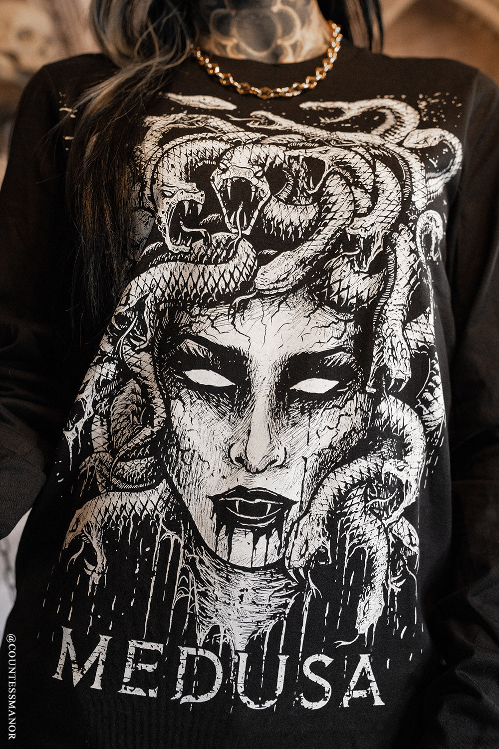 heavy metal medusa tshirt