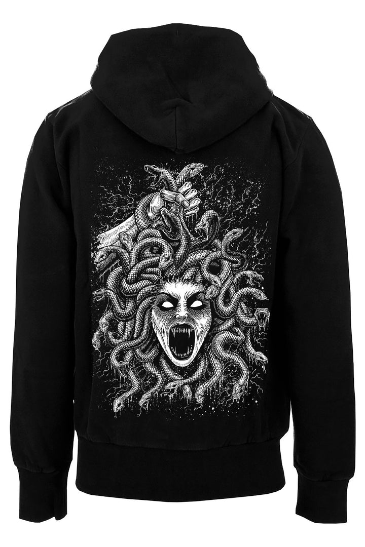 womens heavy metal occult hoodie