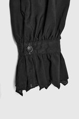 tattered victorian mens vampire goth butted long sleeve shirt