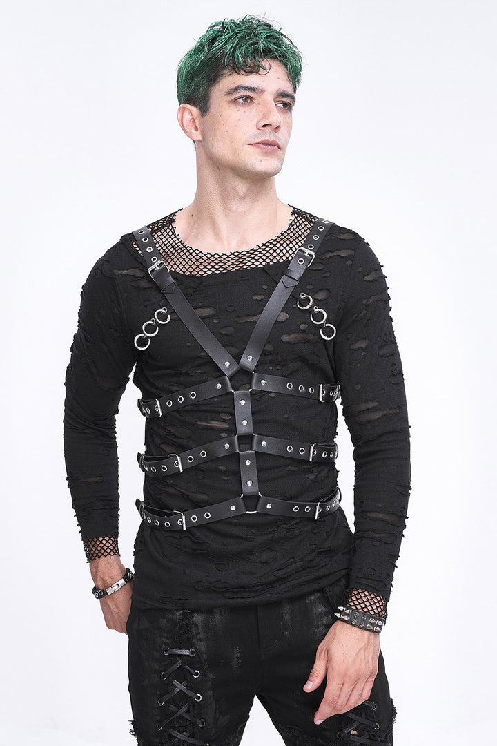 mens leather harness