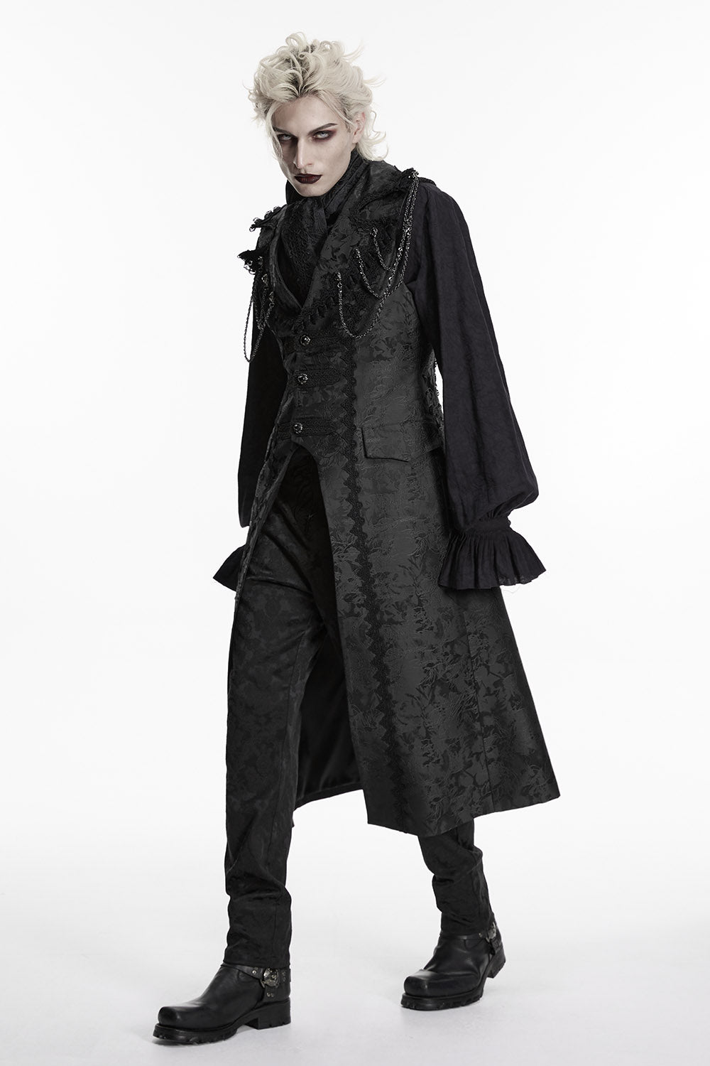 sleeveless mens vampire jacket vest
