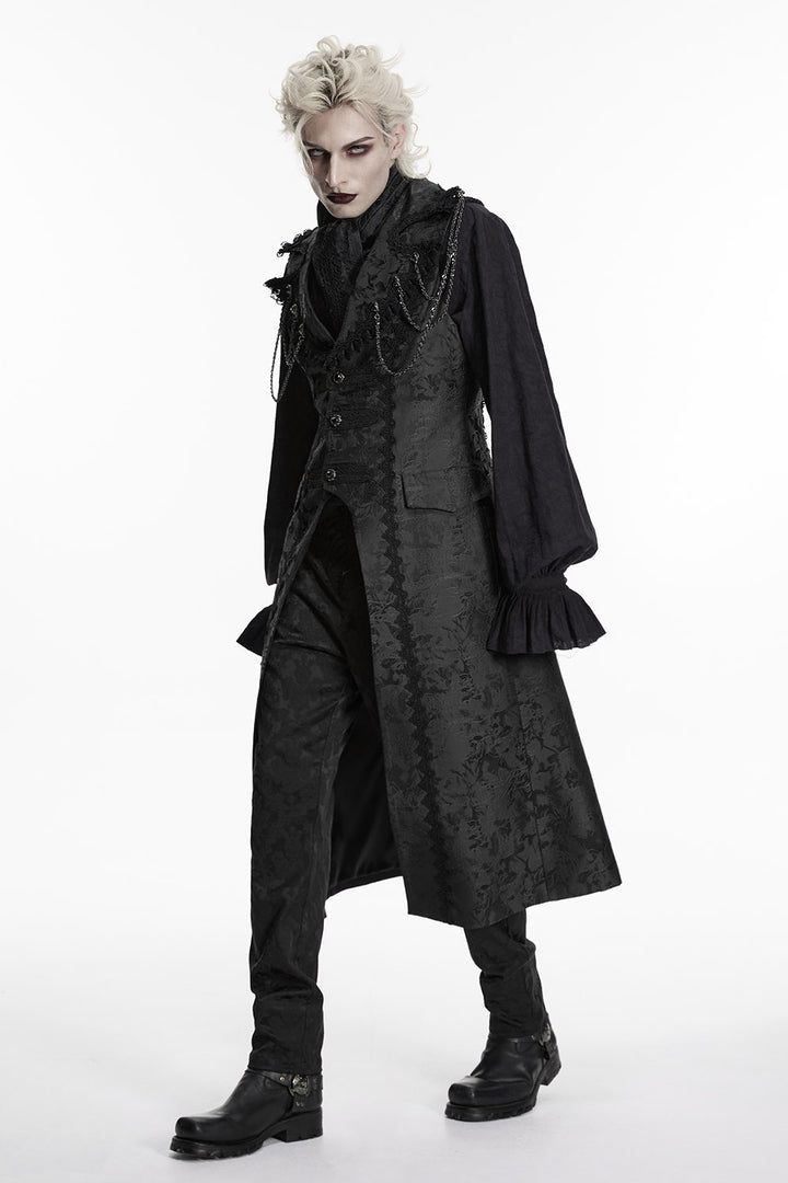 sleeveless mens vampire jacket vest