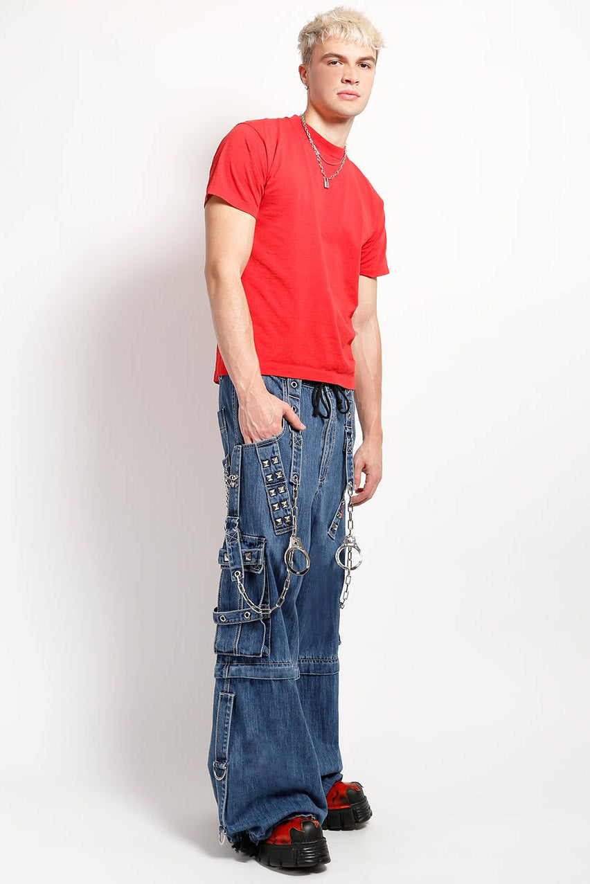 Tripp NYC Lock Up Pants [LIGHT BLUE DENIM] – VampireFreaks