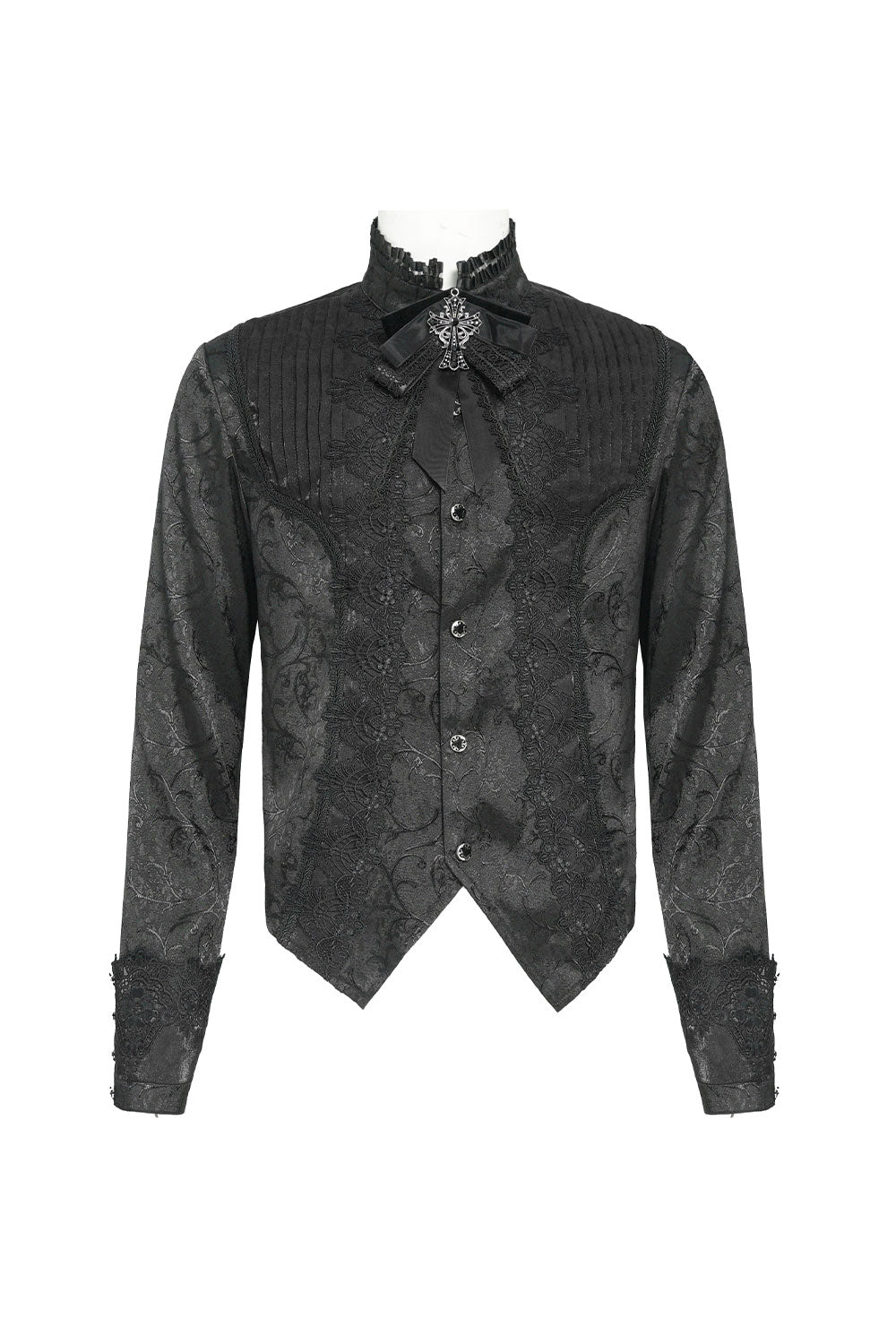 Mens black dress shirt