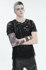 mens distressed top