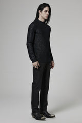 mens long sleeve gothic shirt