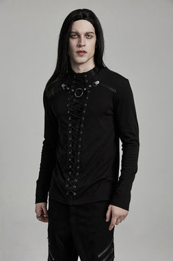 Dread Gothic Laced Up Shirt
