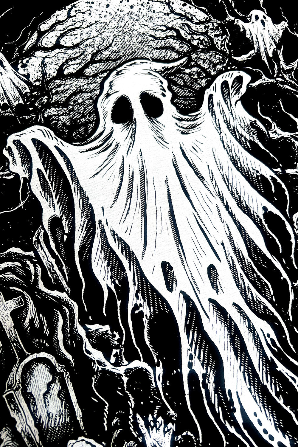 ghost halloween hoodie jacket