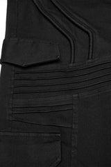mens black-post apocalyptic jeans 