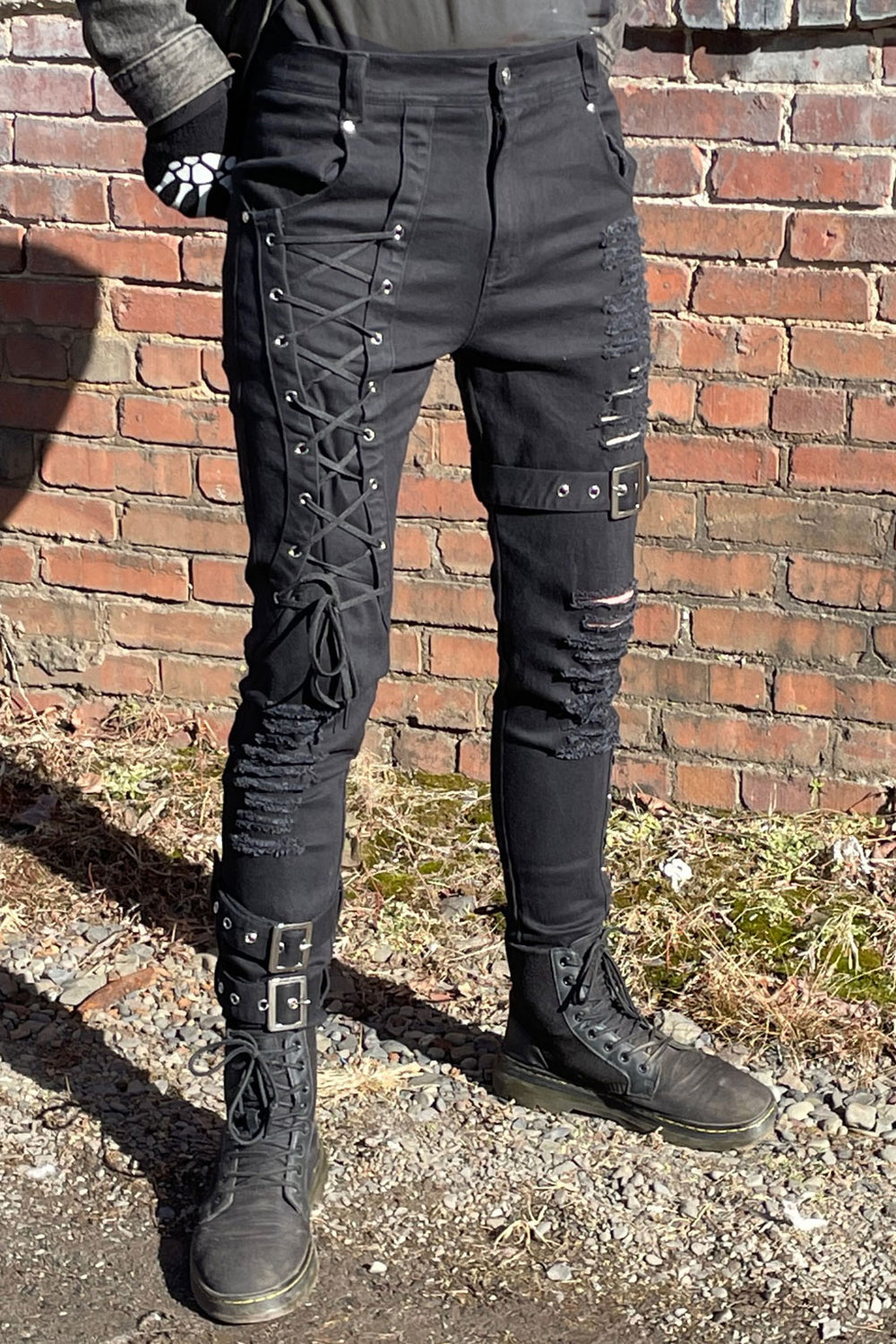 Inquisition Shredded Skinny Jeans