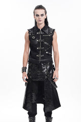 wasteland punk vest for men