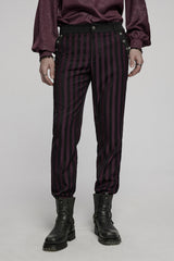 mens creepy circus ringmaster striped pants