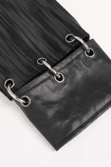 Pierced Leather Shacket