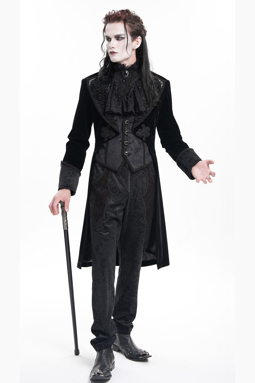 mens gothic waistcoat jacket