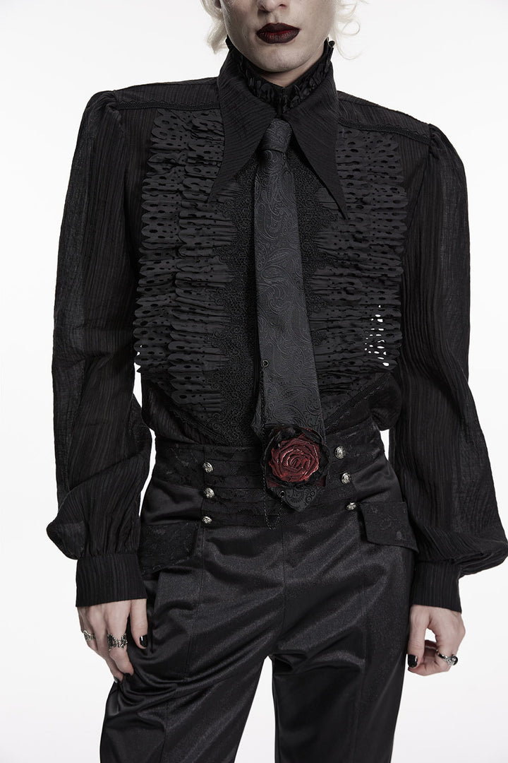 mens damask necktie