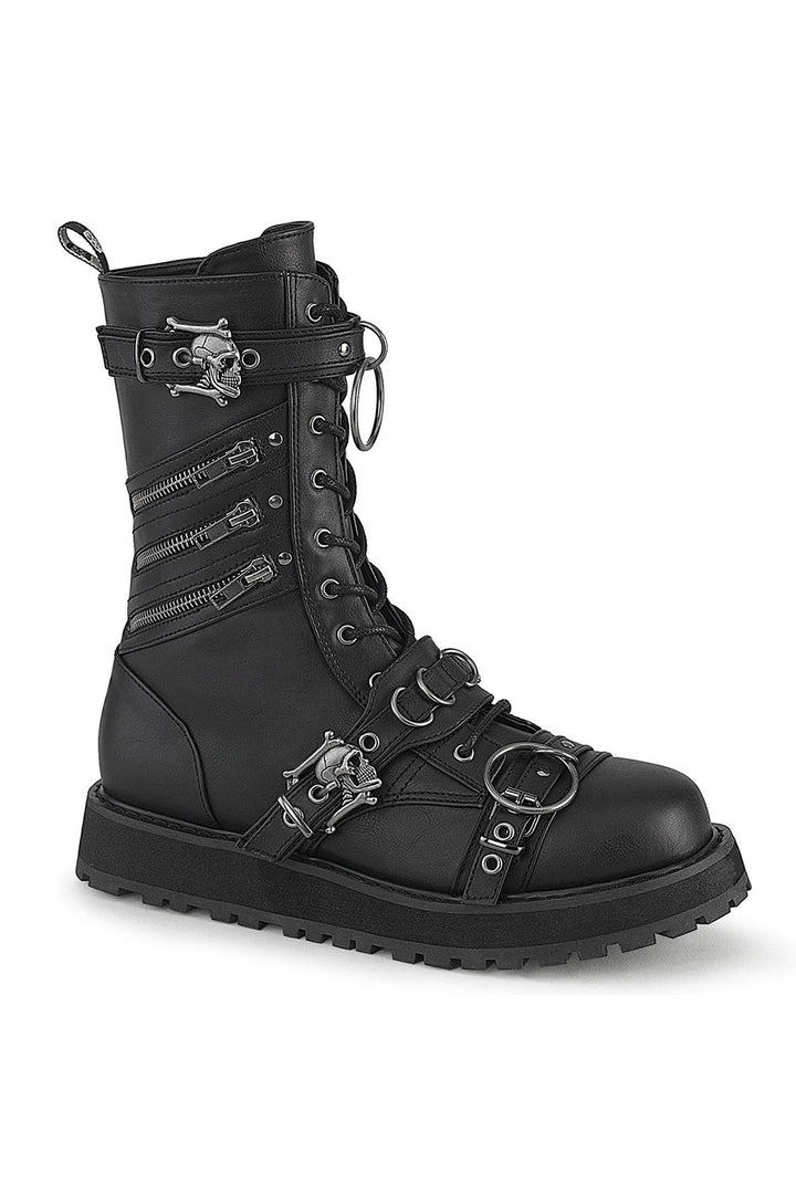 mens punk skull and crossbones boots