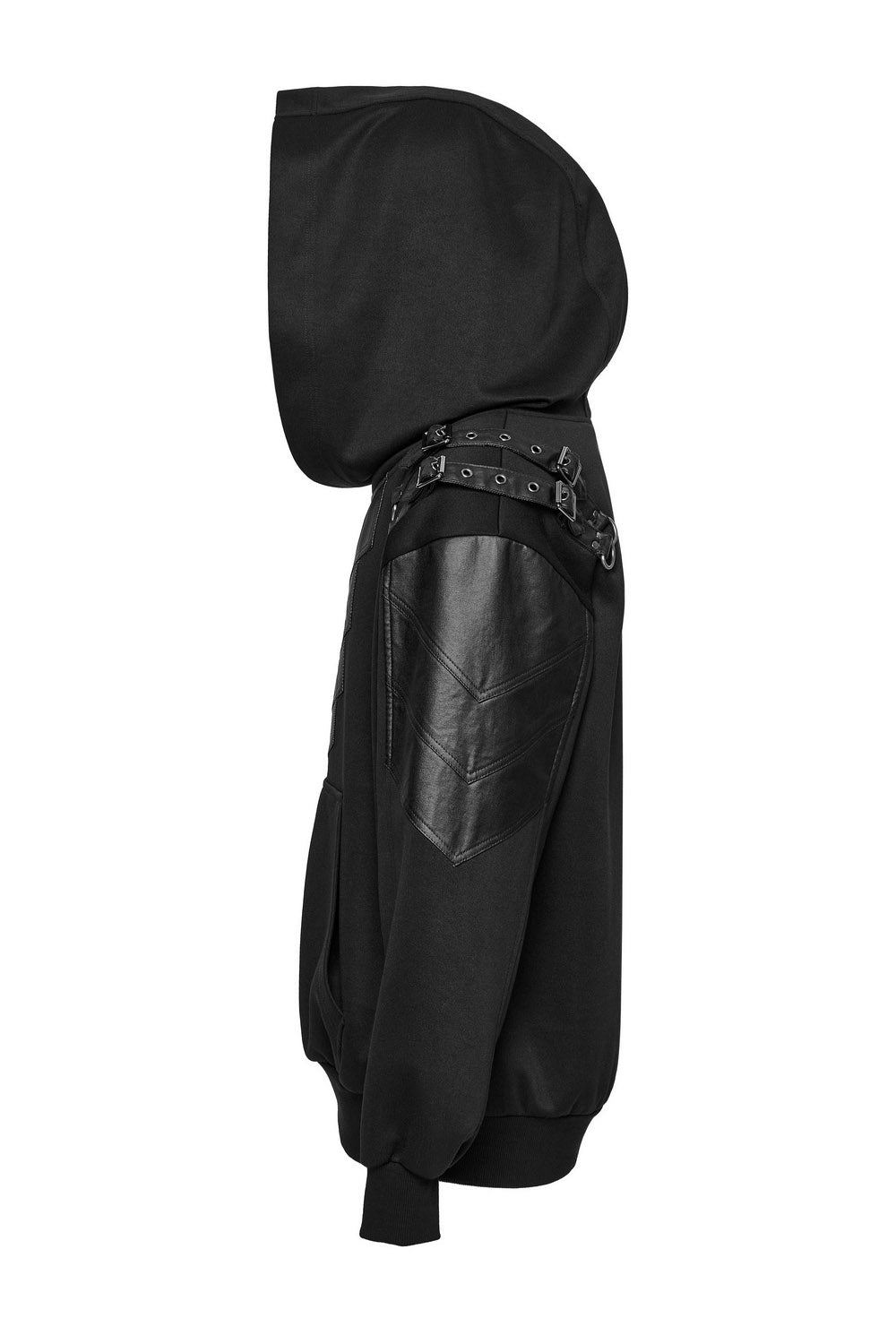 mens techwear cyberpunk hoodie