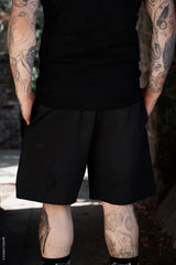 mens heavy metal gym shorts