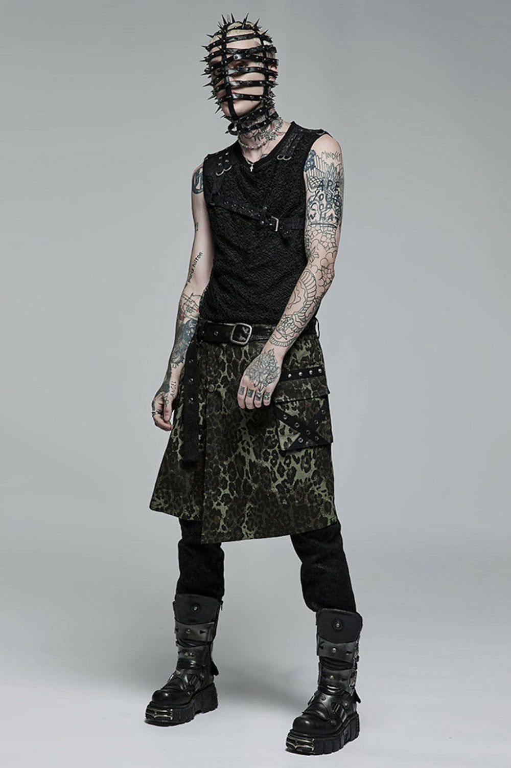 Leatherface Spiked Face Mask