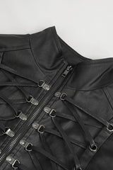 Skeletal Spine Motorcycle Vest
