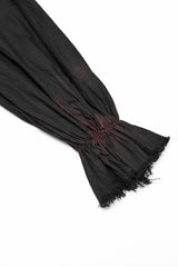 mens distressed pirate long sleeve shirt