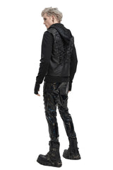 Skeletal Spine Motorcycle Vest