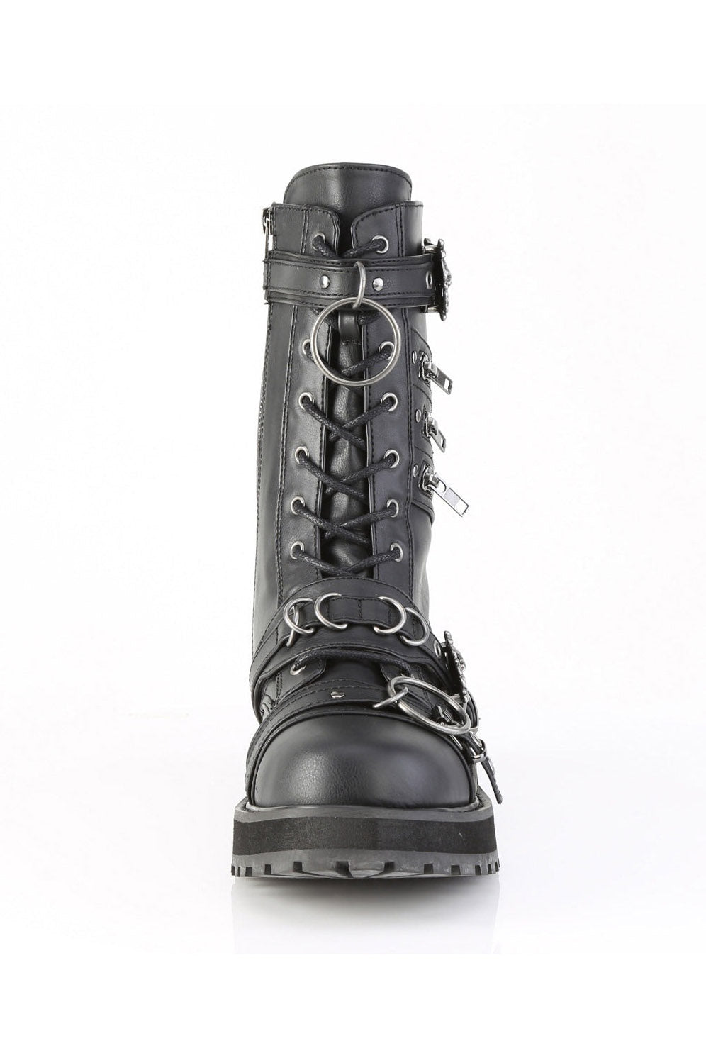 mens vegan leather punk boots by demonia