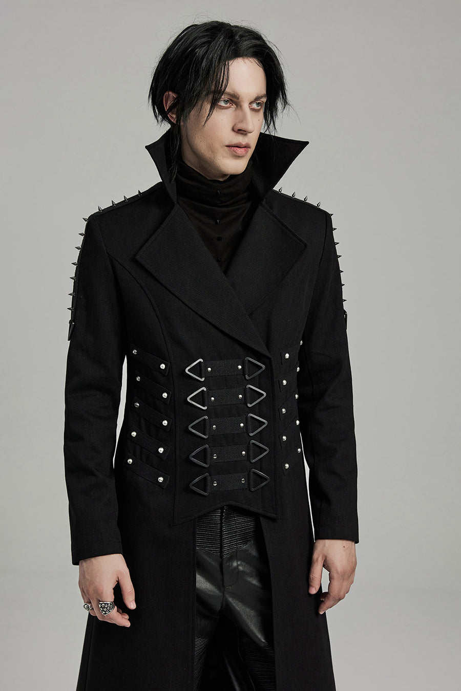 mens punk trenchcoat