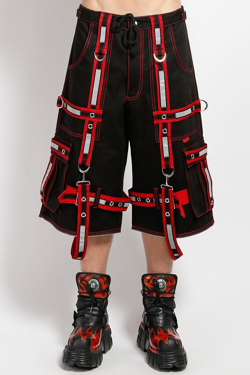 Tripp NYC Electro Reflector Darkstreet Pants [BLACK/RED