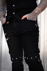 mens grunge goth jeans