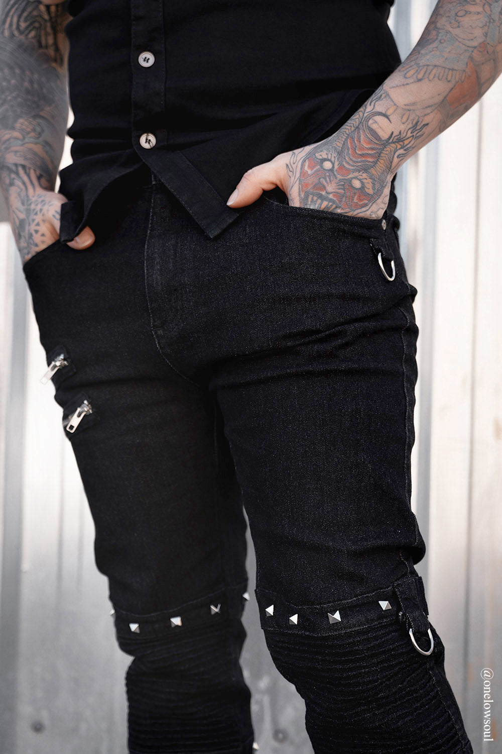 War Rig Studded Pants