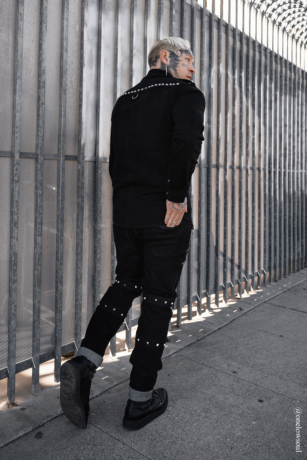 plus size mens punk pants