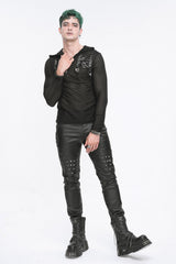 gpthic mens harness shirt