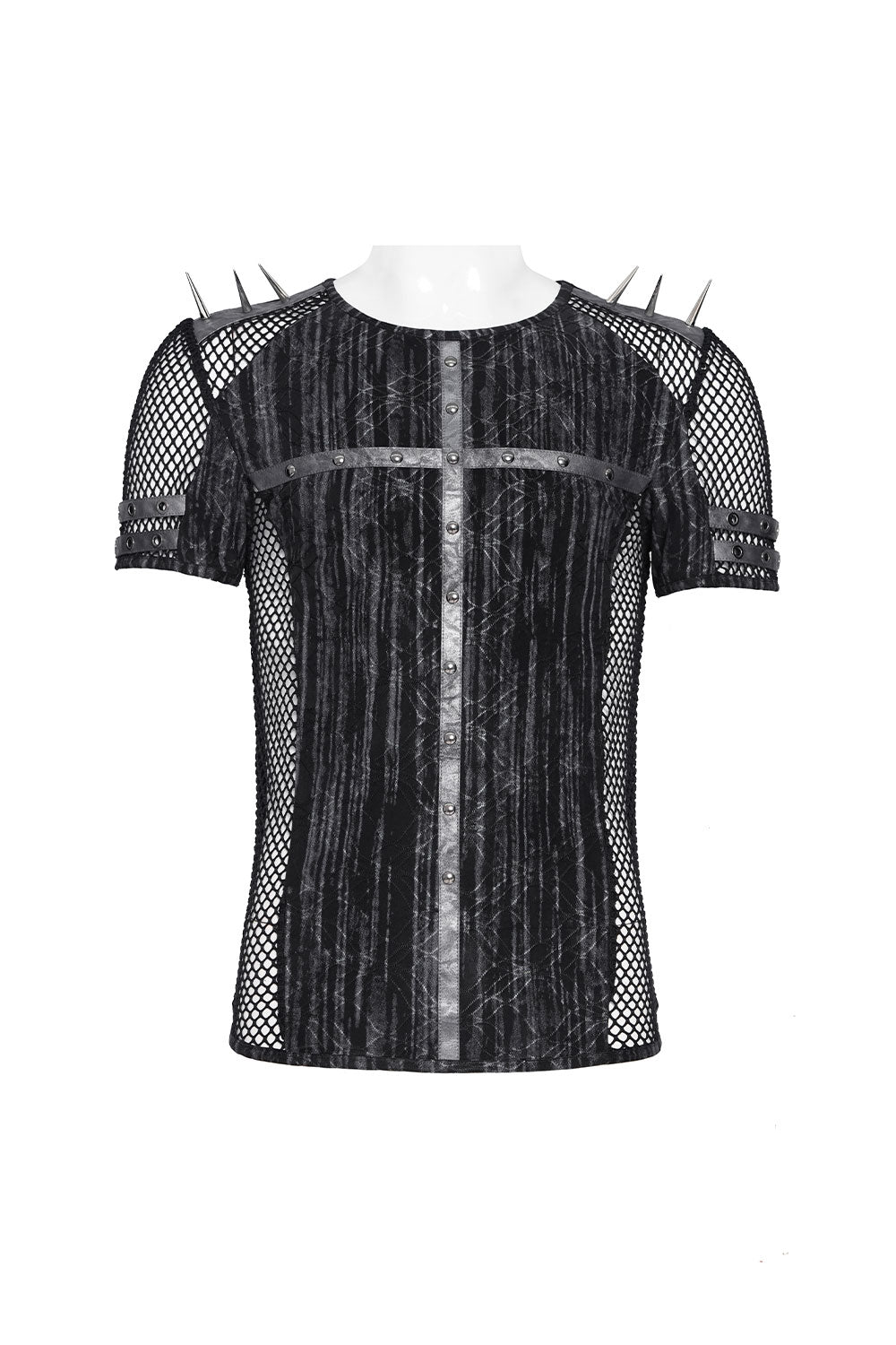 Punk top with removable spike