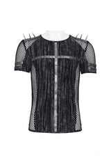 Punk top with removable spike
