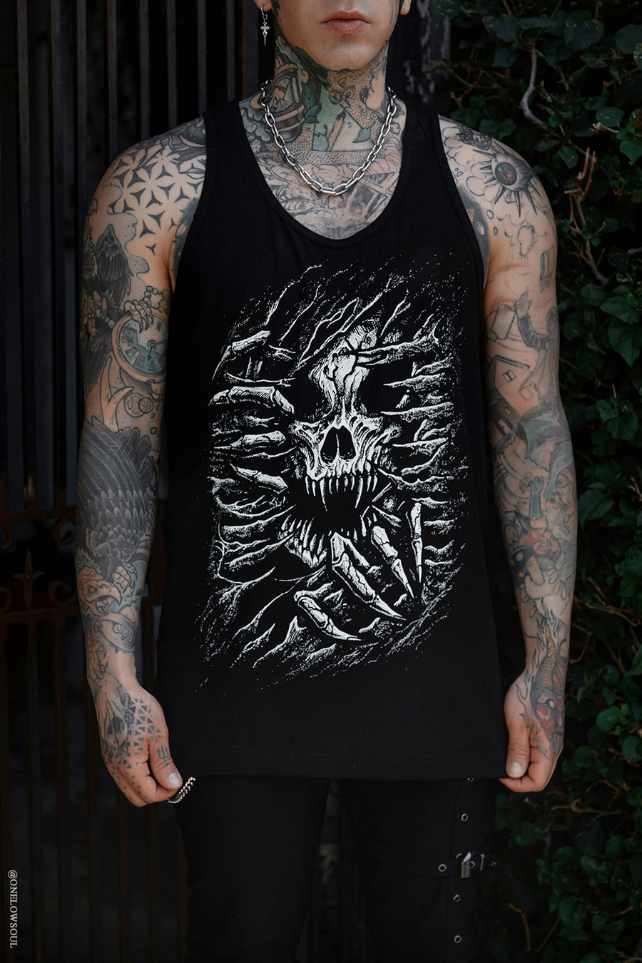 skeleton tank top