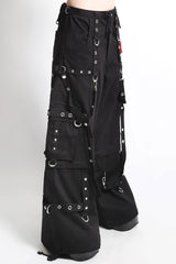 mall goth black denim cargo tripp NYC pants