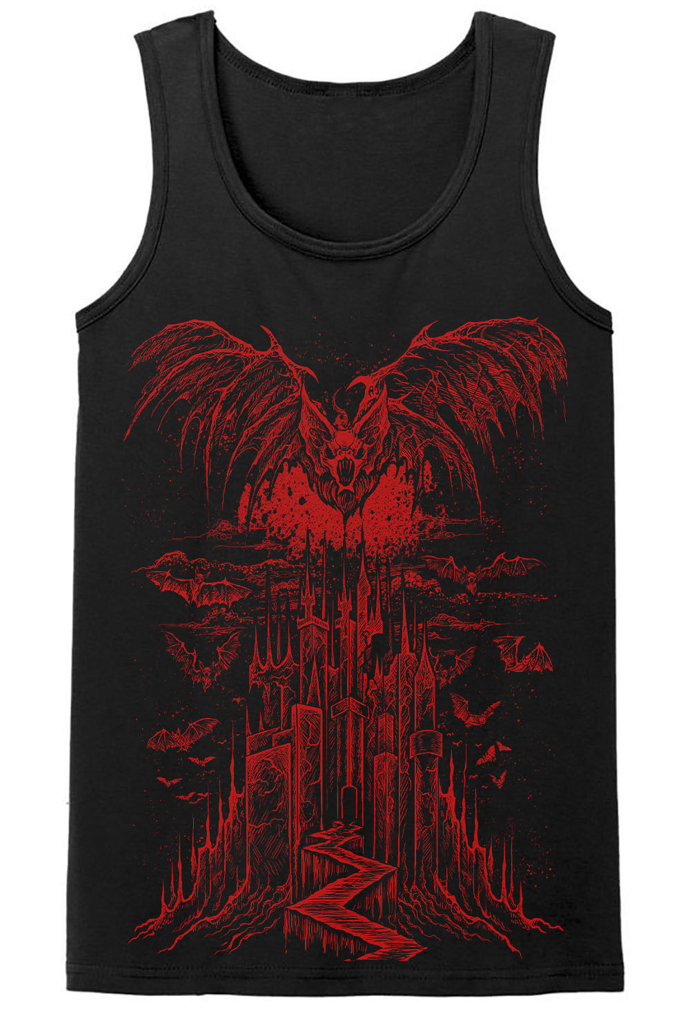 トップス used vampire bloody dress shirts Dress Shirt Blood Splatter Dracula Vampire Men's Size Medium