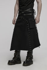 mens gothic kilt skirt