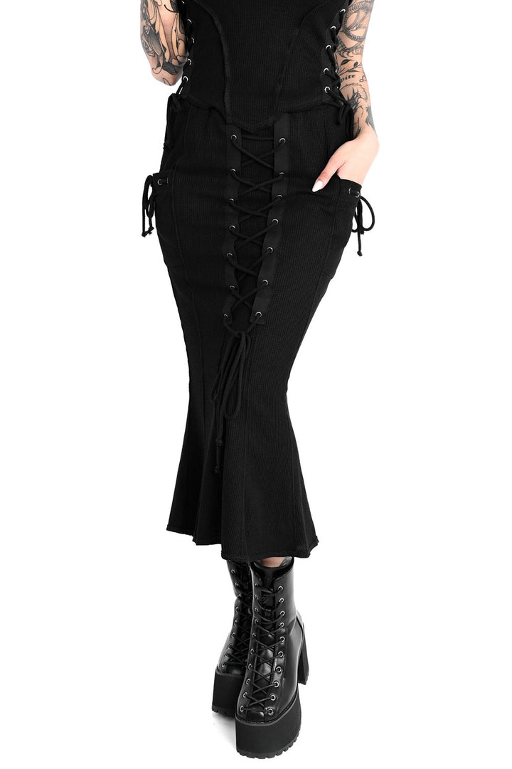 lace-up skirt