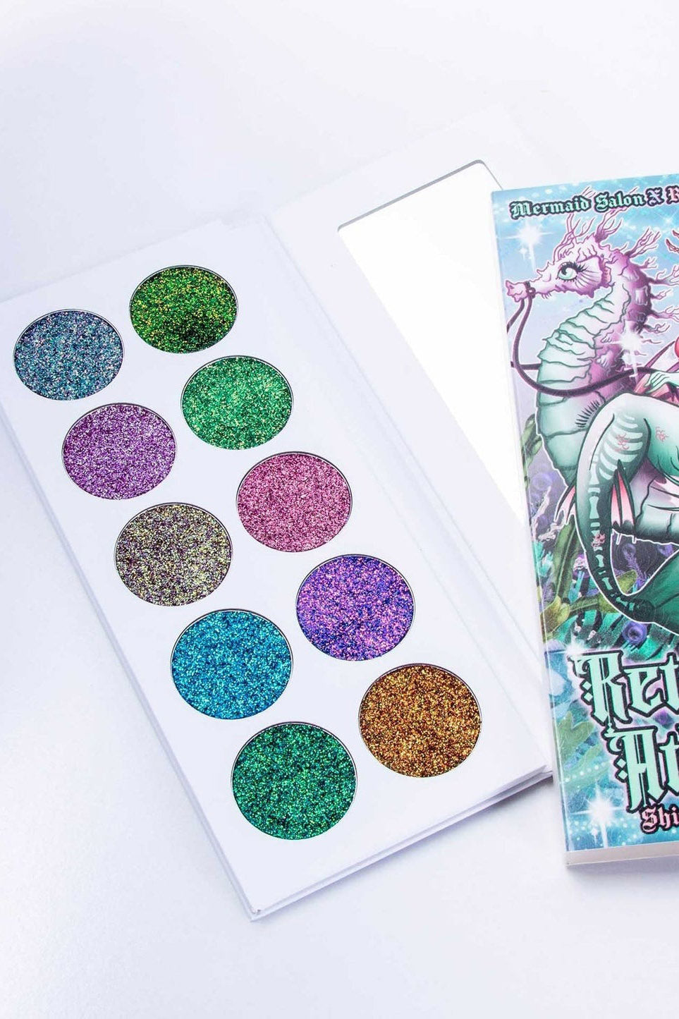 mermaidcore glitter eyeshadow
