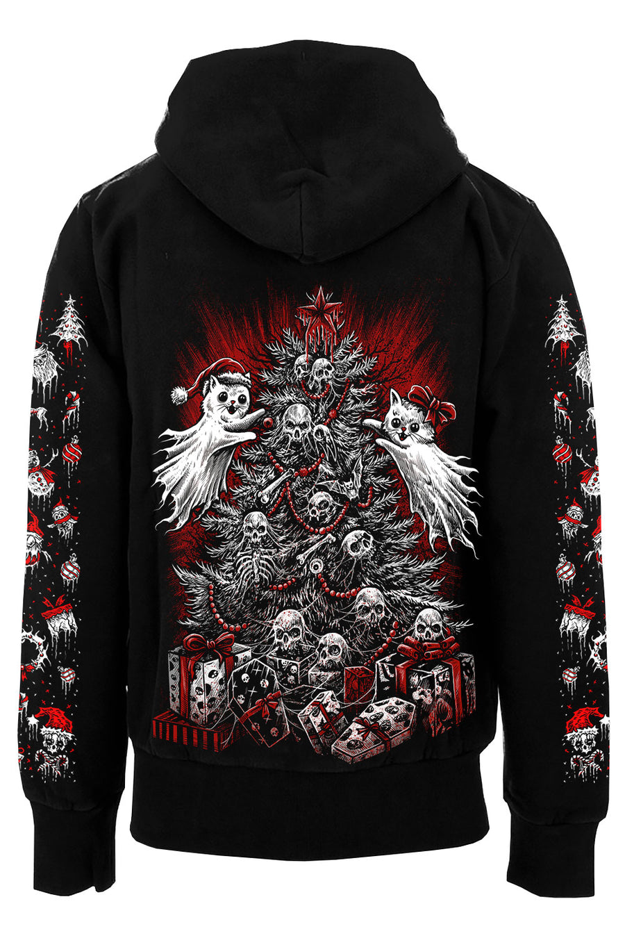 xmas cotton gothic hoodie