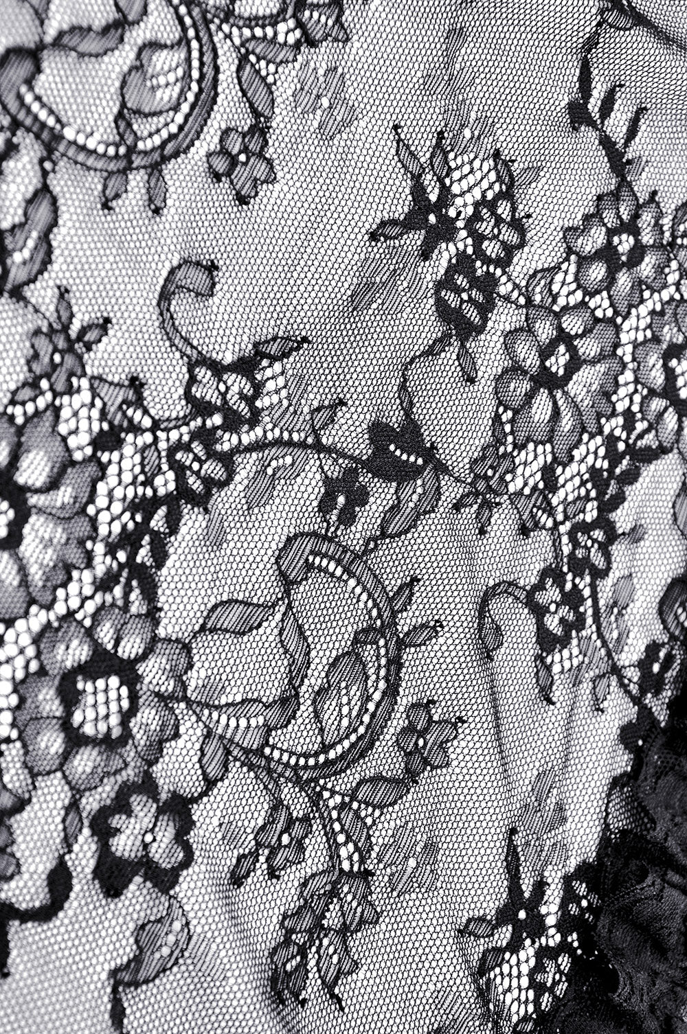 floral lace gothic top