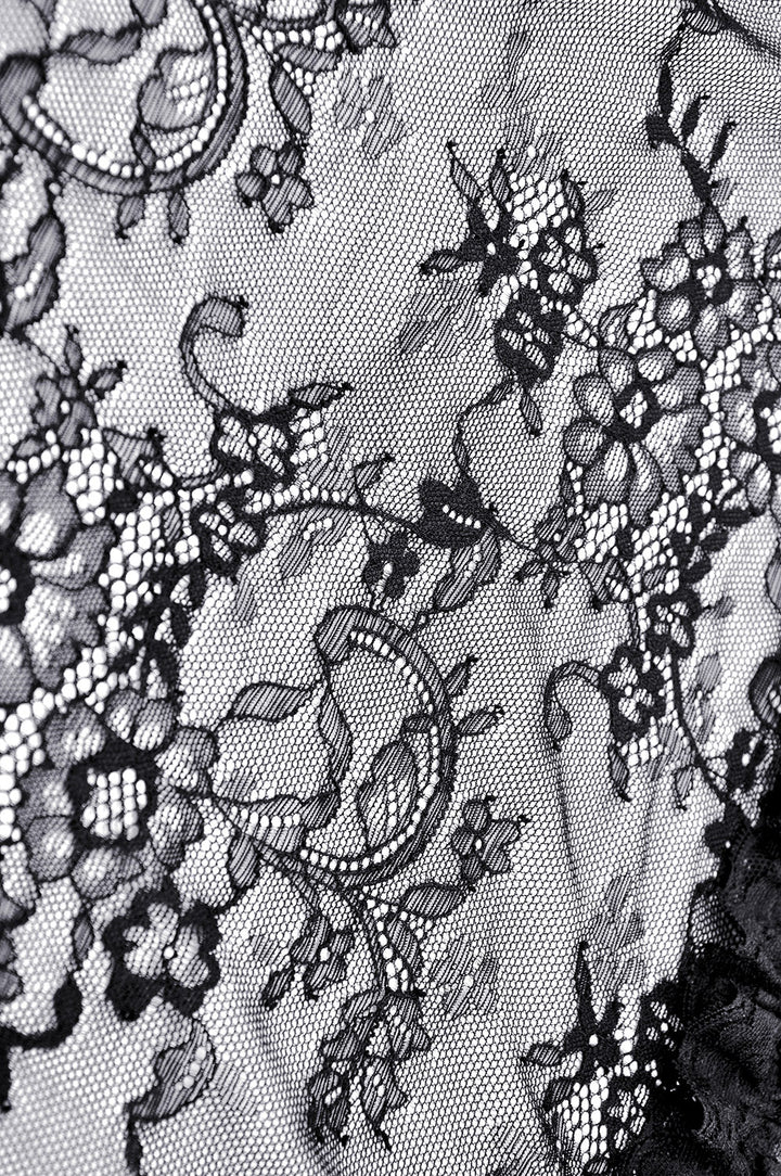 floral lace gothic top