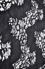 lace up floral lace gothic cardigan