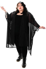 womens mesh opaque cloak by foxblood