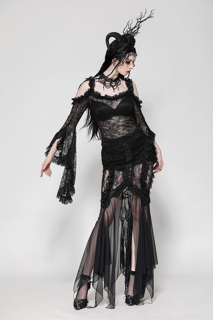 witchy lace gothic top by dark in love