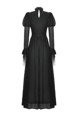 womens ruffled maxi dress