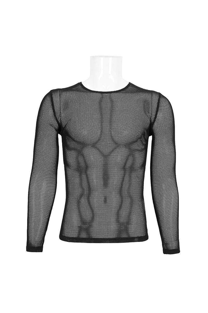 mens fishnet t-shirt